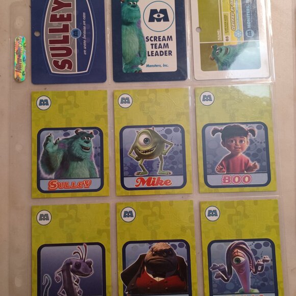 2001 Topps Monsters Inc Trading Card Complete Set 98 Cards w/ Inserts Disney Pix - Picture 3 of 10